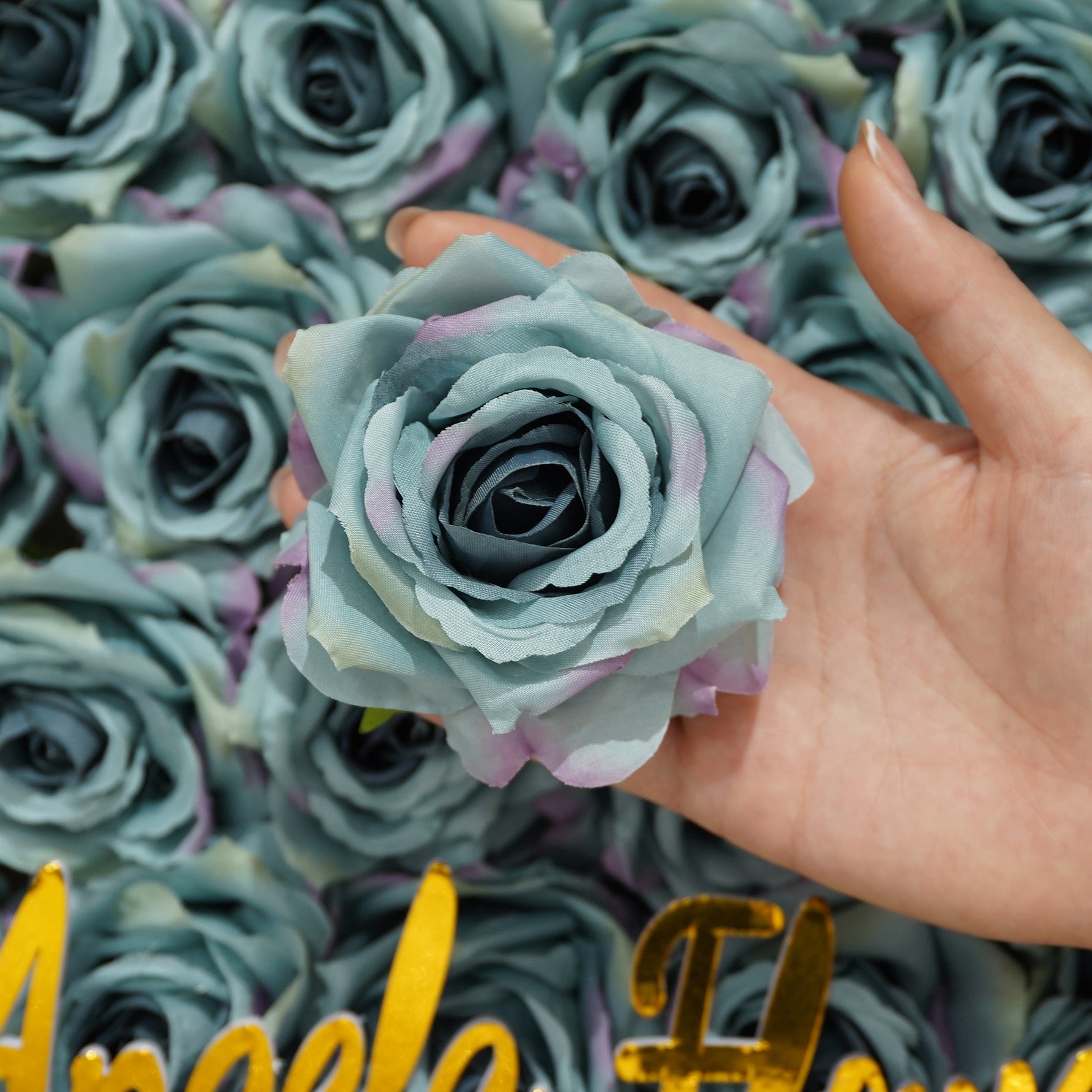 Decorative faux rose bulk supply
