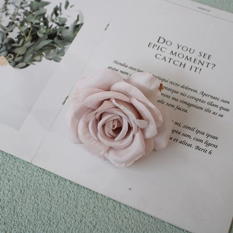 Artificial Garden Rose Blooms for Floral Arranging Projects