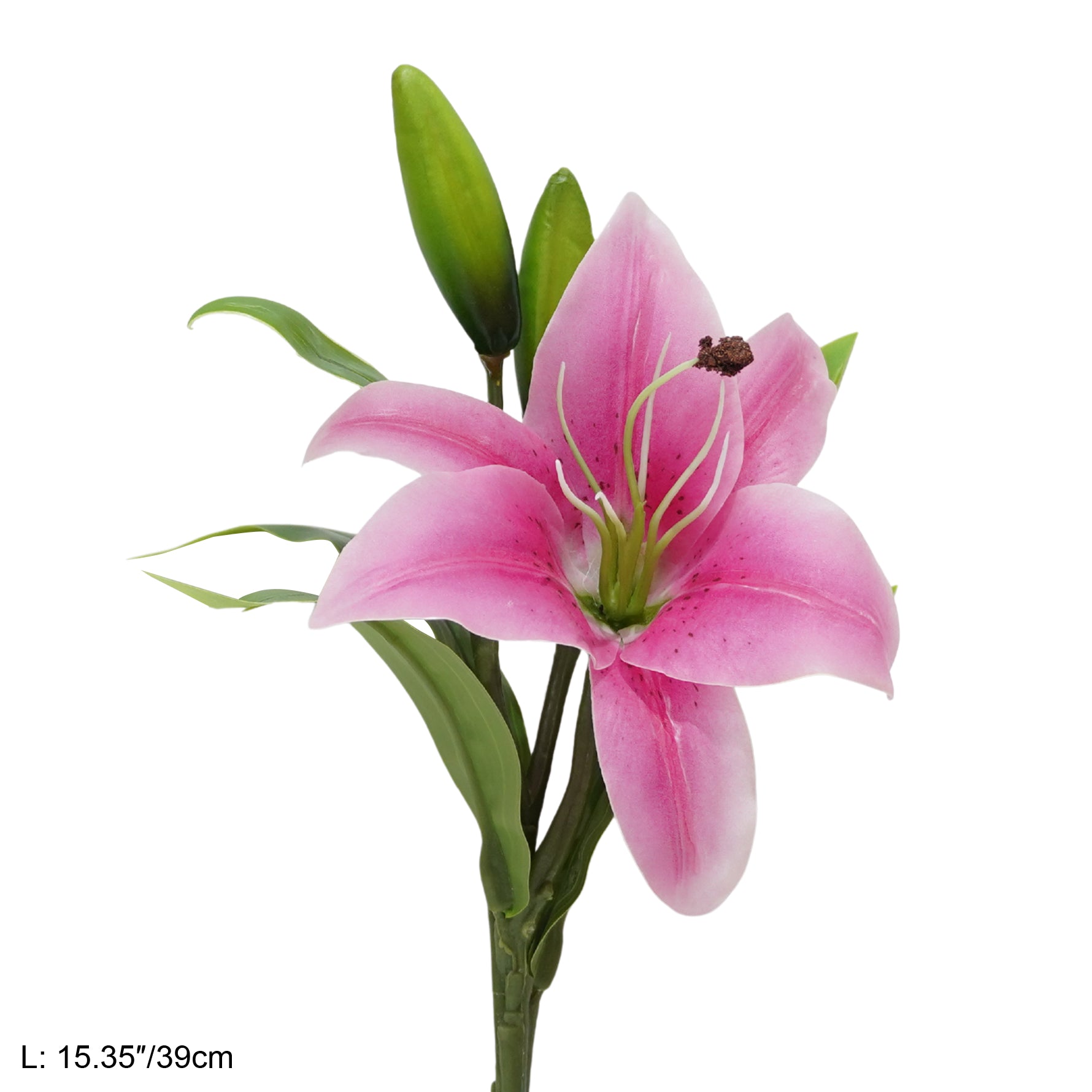 colorful-faux-lily-arrangement