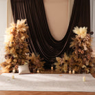 1. Artificial pampas flower for wedding ceremony entrance