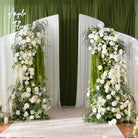 cascading-greenery-wedding-arch-flowers