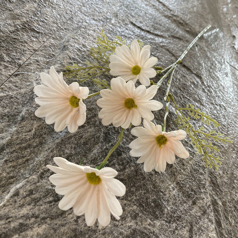 Dusty taupe vintage faux cosmos stem