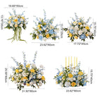 Blue White Flower Ball Arrangement