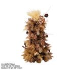 Faux dried pampas florals for wedding aisle