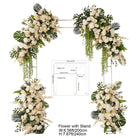 artificial_ivory_wedding_backdrop_set
