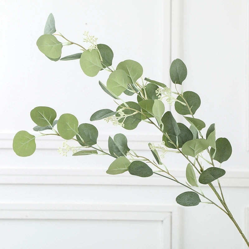 Artificial eucalyptus floral material for DIY crafts