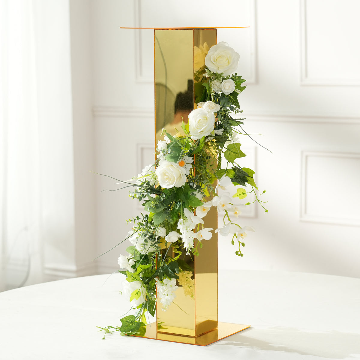 Natural garden look artificial table flower decor