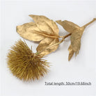 gold pompom branch table decor props