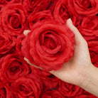 Faux rose blooms for cake decoration and craft supplies