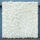 Set of white artificial flower wall 
