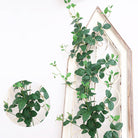 faux money leaf vine for window frame decoration