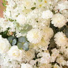 Mixed white silk flower pack with multiple bloom varieties