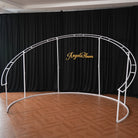 Structure view of C shaped wedding backdrop frame