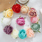 artificial white rose wedding flower