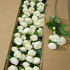 champagne-faux-austin-rose-bouquet