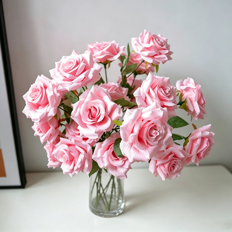multi‑color‑faux‑3‑head‑rose‑wedding‑supplies
