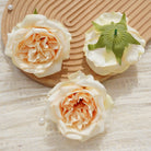 apricot artificial austin rose table decor