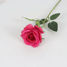 deep‑burgundy‑artificial‑rose‑bloom‑romantic‑floral‑piece