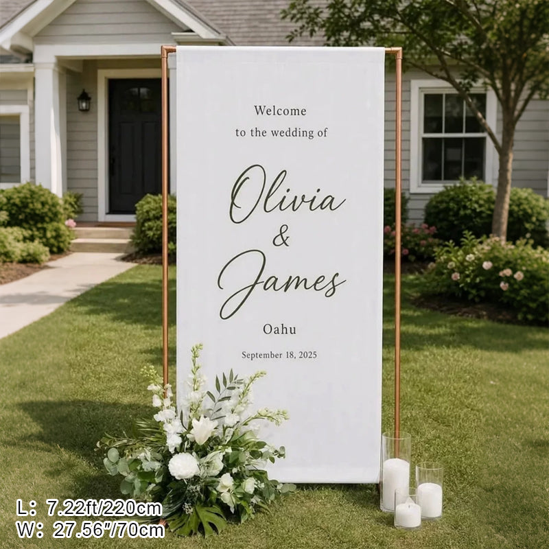 Silk Flower Wedding Ceremony Decoration