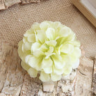 Green Silk Pompom Mum Flower Head