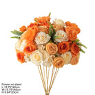 Matching flower ball and table flower row bundle for wedding event styling