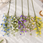 Blue artificial daisy spray stem for wedding floral filler