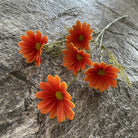 Apricot peach artificial cosmos table decor