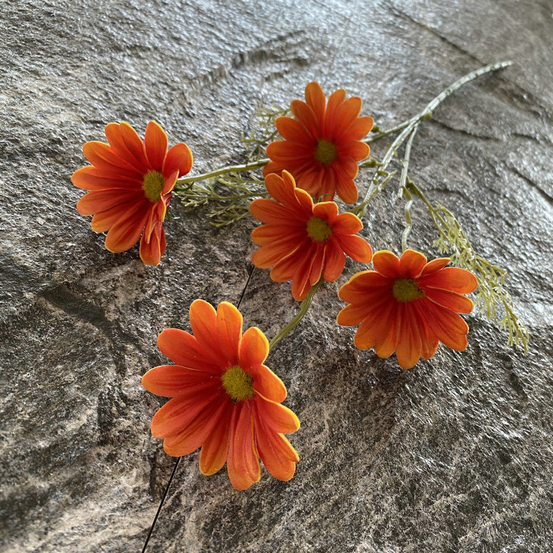 Apricot peach artificial cosmos table decor