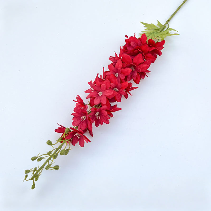 hot‑pink‑faux‑delphinium‑flower‑sprigs‑textured‑petal‑detail‑photo