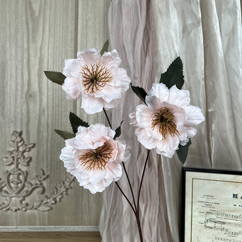 terracotta_fake_gardenia_table_arrangement
