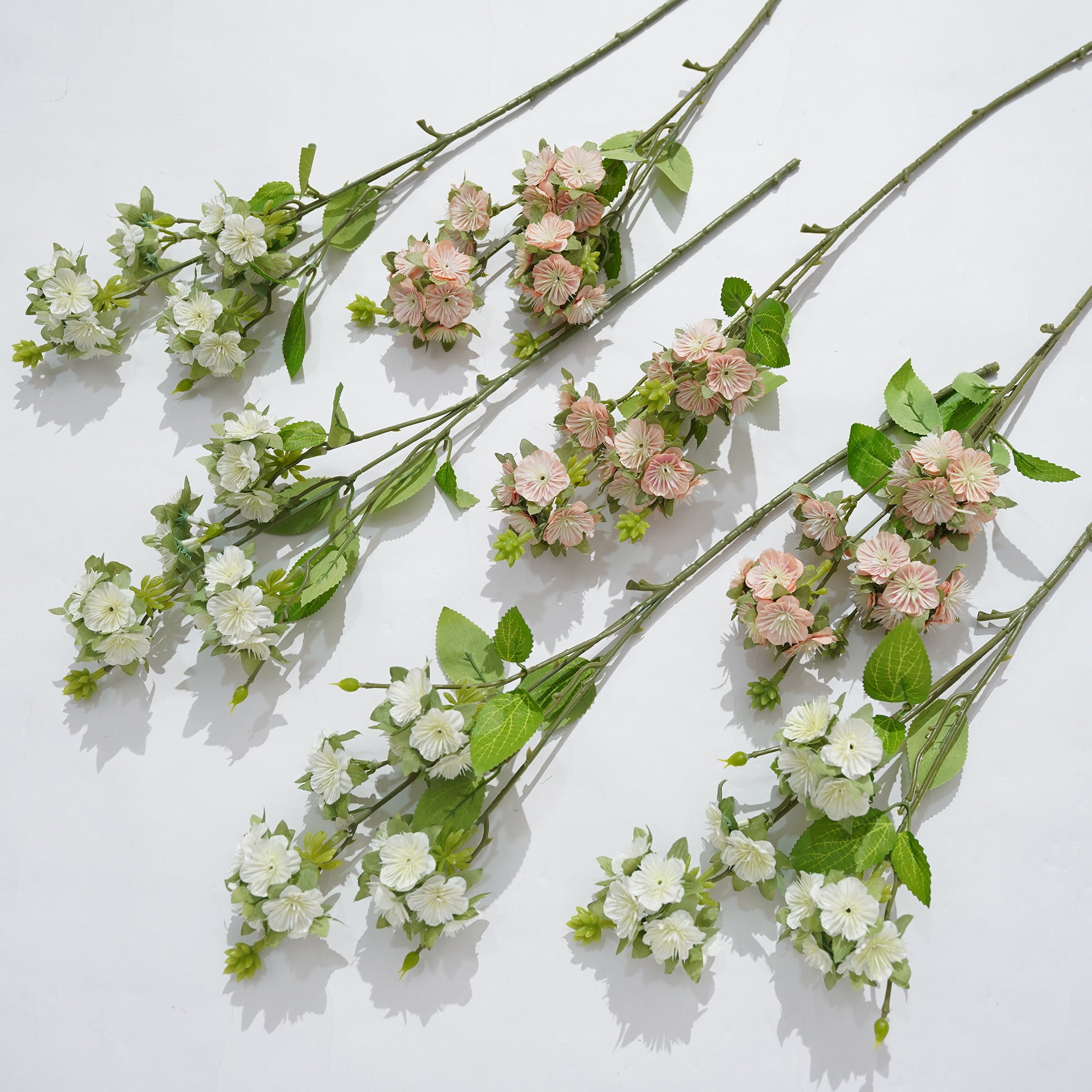 Cream silk baby breath floral branches
