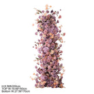 Floor Purple Artificial Flower Wedding Decor
