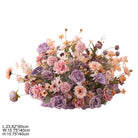 Wedding Stage Dusty Purple Flower Decor