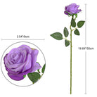 Artificial Purple Rose Bouquet