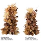 Artificial pampas pillar for wedding photo backdrop