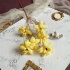 Farmhouse Style Silk Magnolia Artificial Flower Decor
