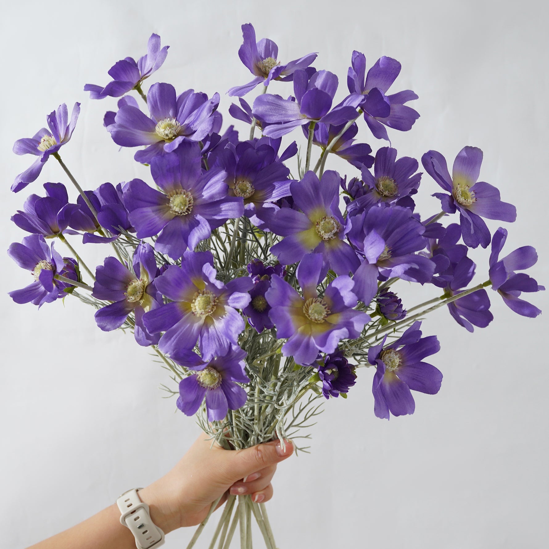 wedding-decor-silk-cosmos-stems