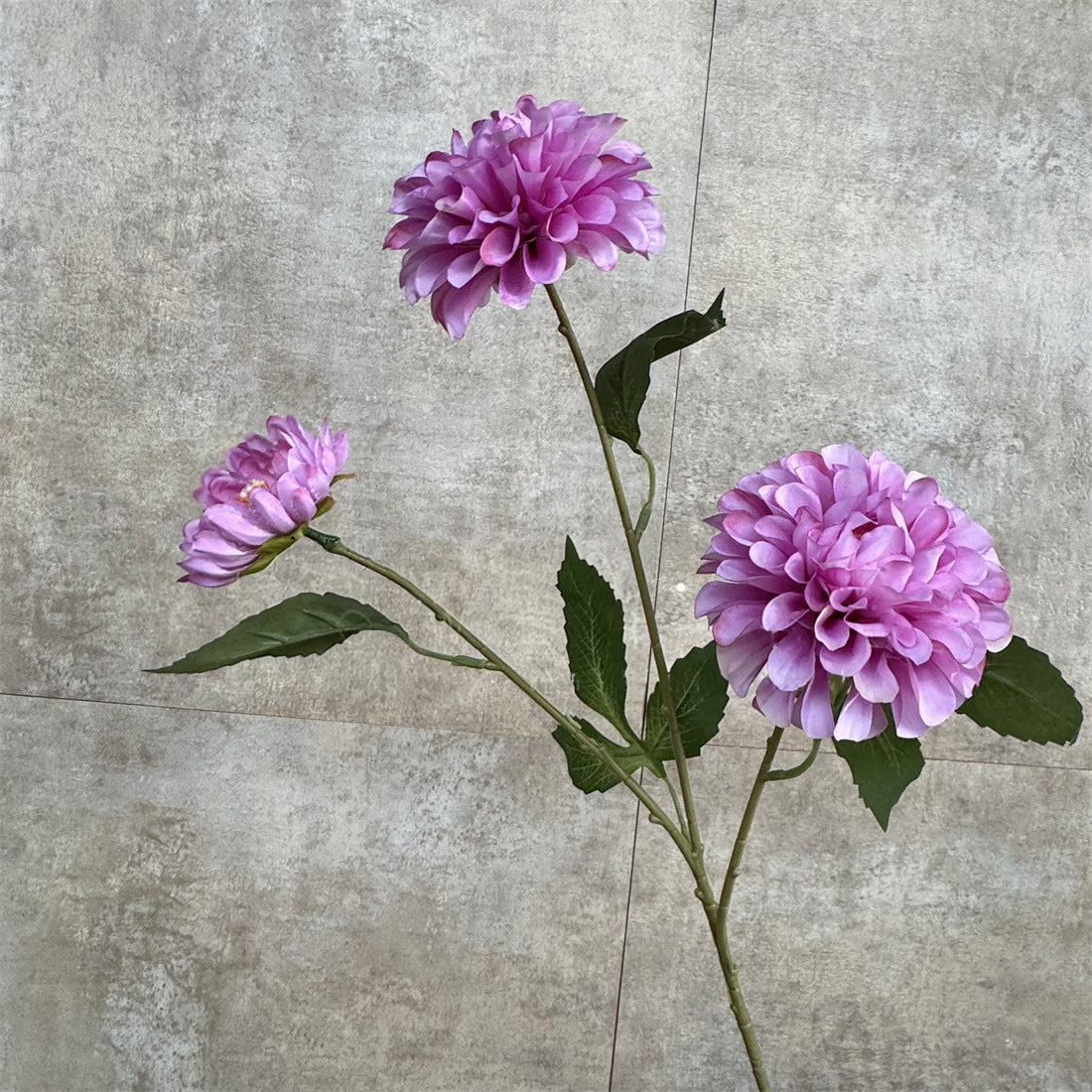 Elegant Faux Dahlia Arrangement