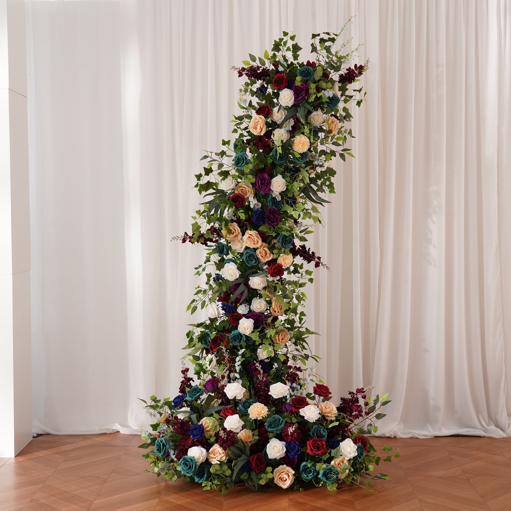 premium-faux-flower-wedding-reception-decoration