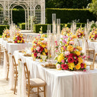 mixed-color-rose-floral-centerpiece-decoration