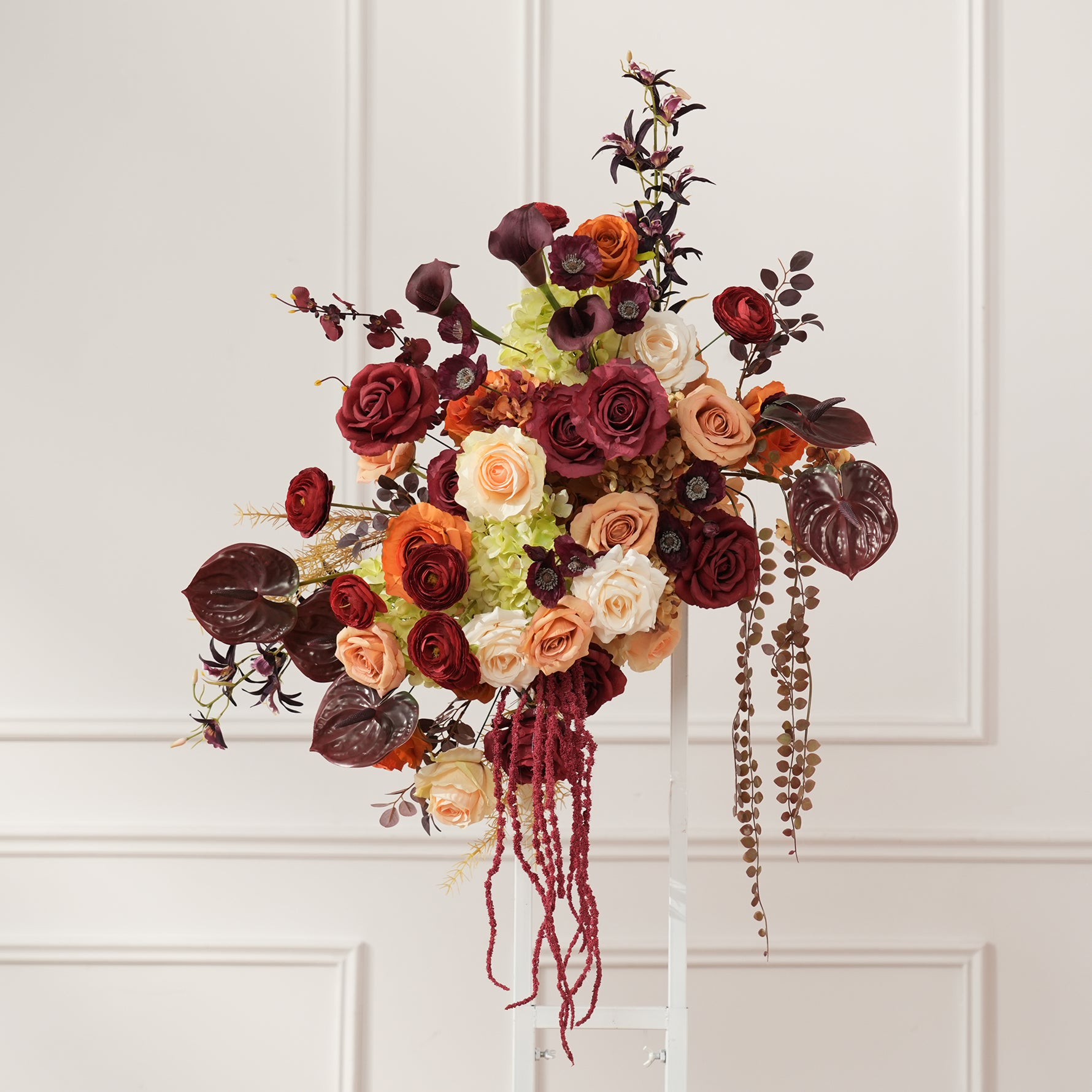 A9173 Burgundy Calla Lily Table Centerpieces Ball Flower
