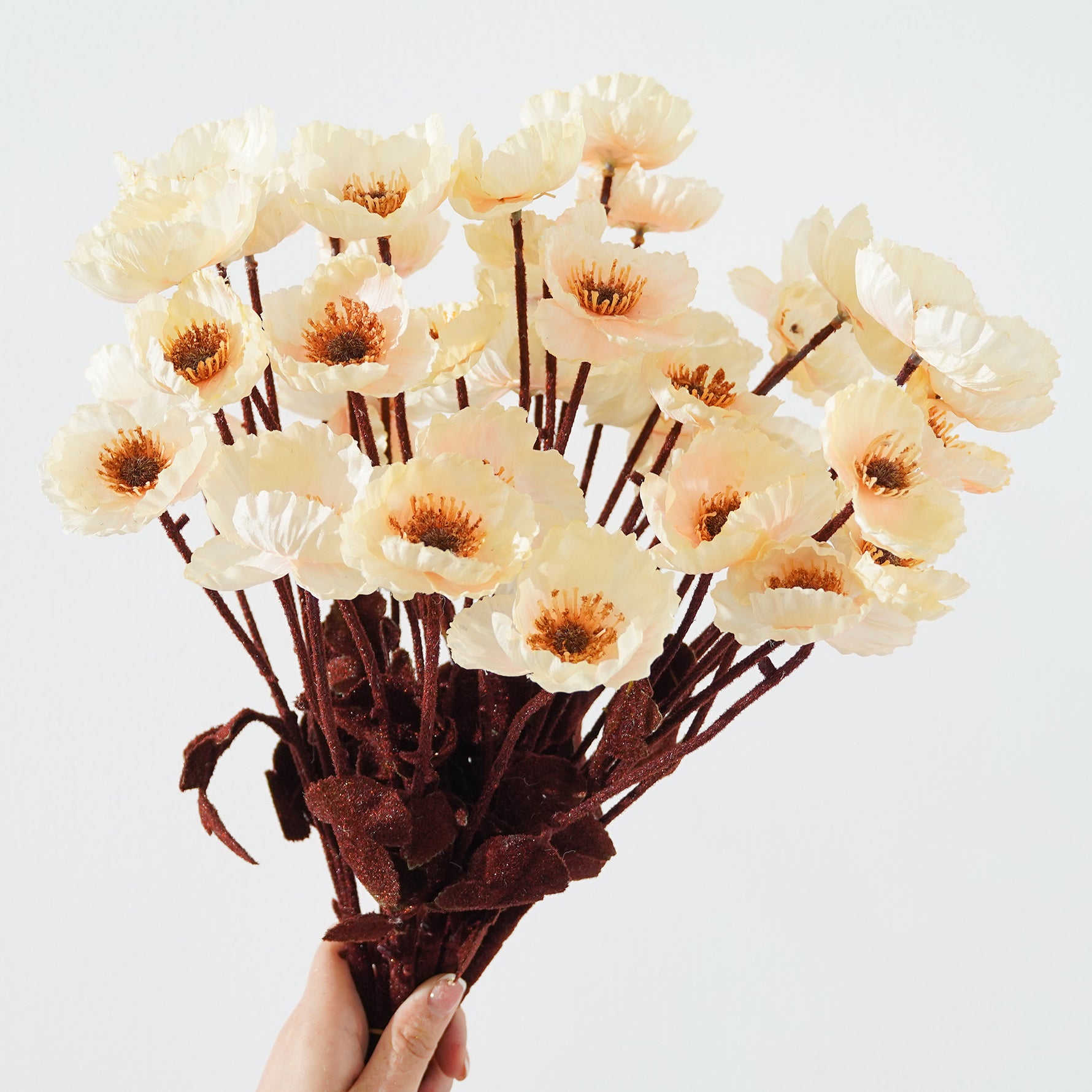 cream-artificial-poppy-flowers 