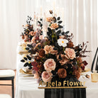 brown rose luxury floral arrangement decor