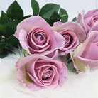 Silk rose sprig vase arrangement