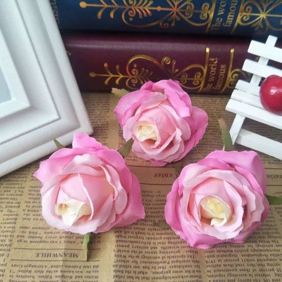 Realistic Artificial Rose Blossoms for Home Wedding Decor