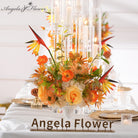 fall_orange_faux_table_centerpiece_bouquet