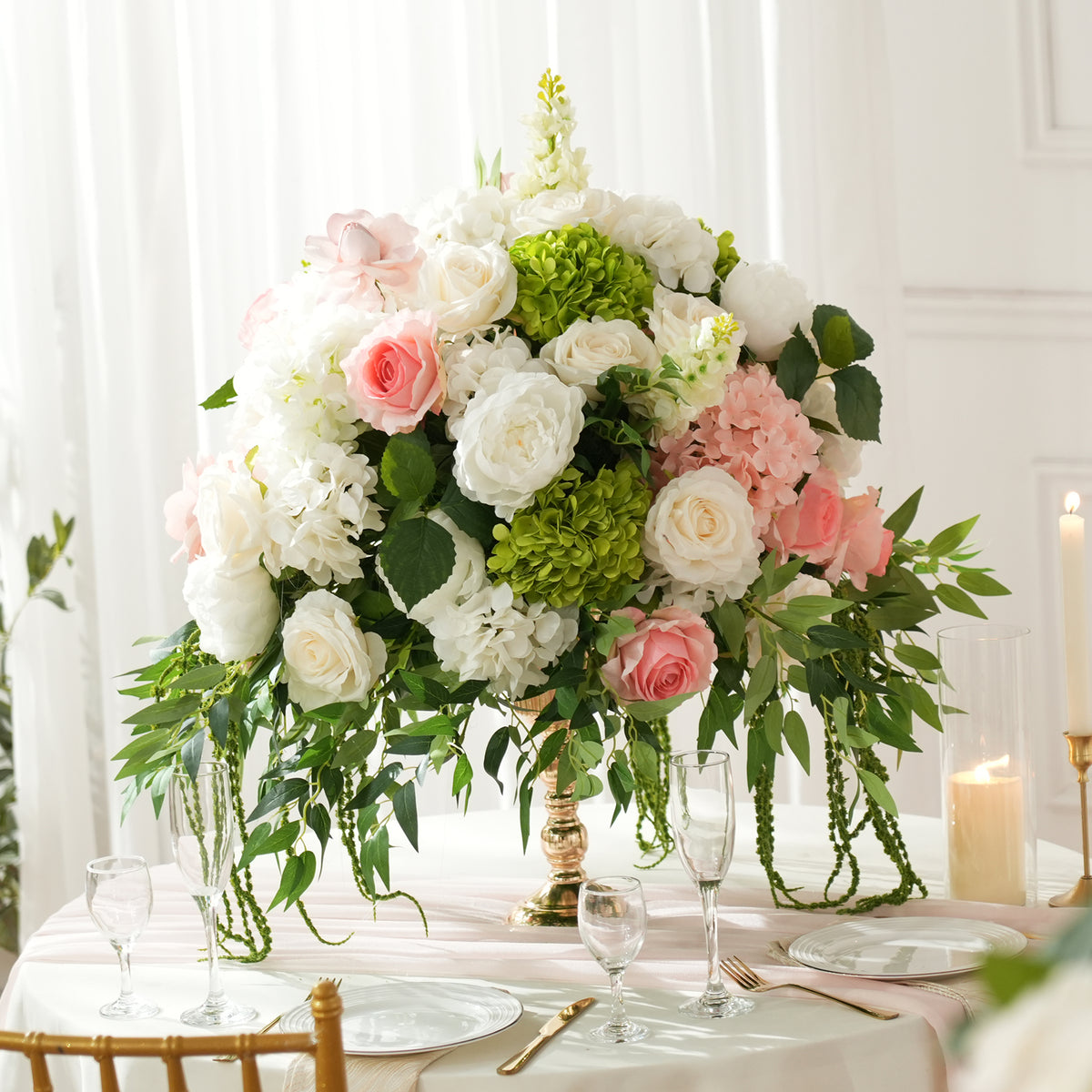 deep_red_peach_silk_floral_decor