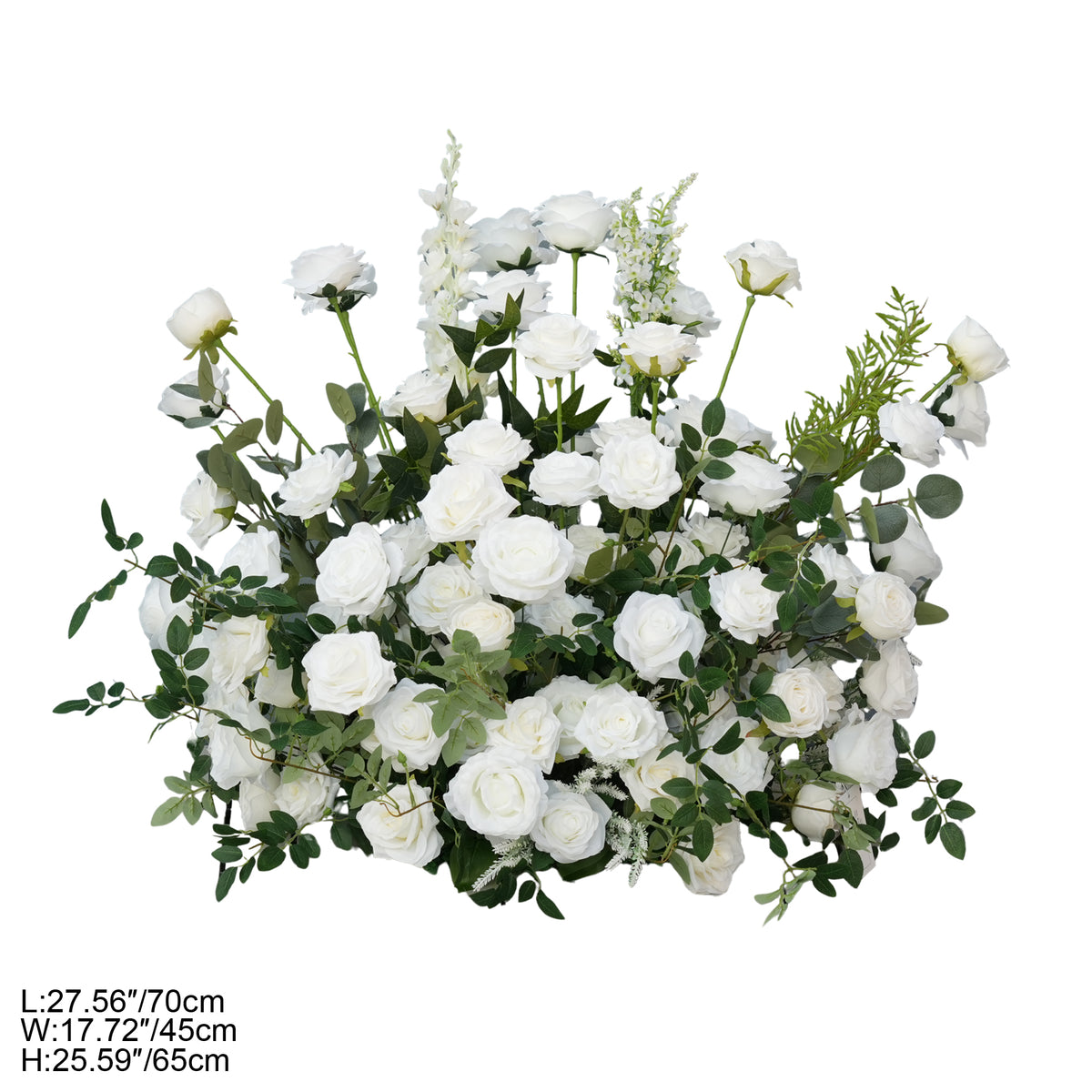 Wedding stage flower garland floor centerpiece decor