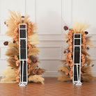 Faux pampas grass florals for KT board wedding