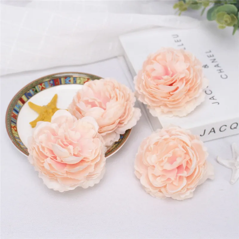 Blue Fake Peony Flower Head Centerpiece 
